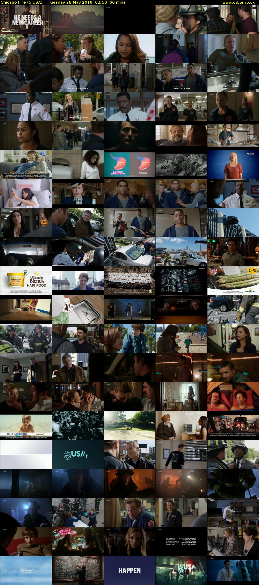 Chicago Fire (5 USA) Tuesday 28 May 2019 02:50 - 03:50
