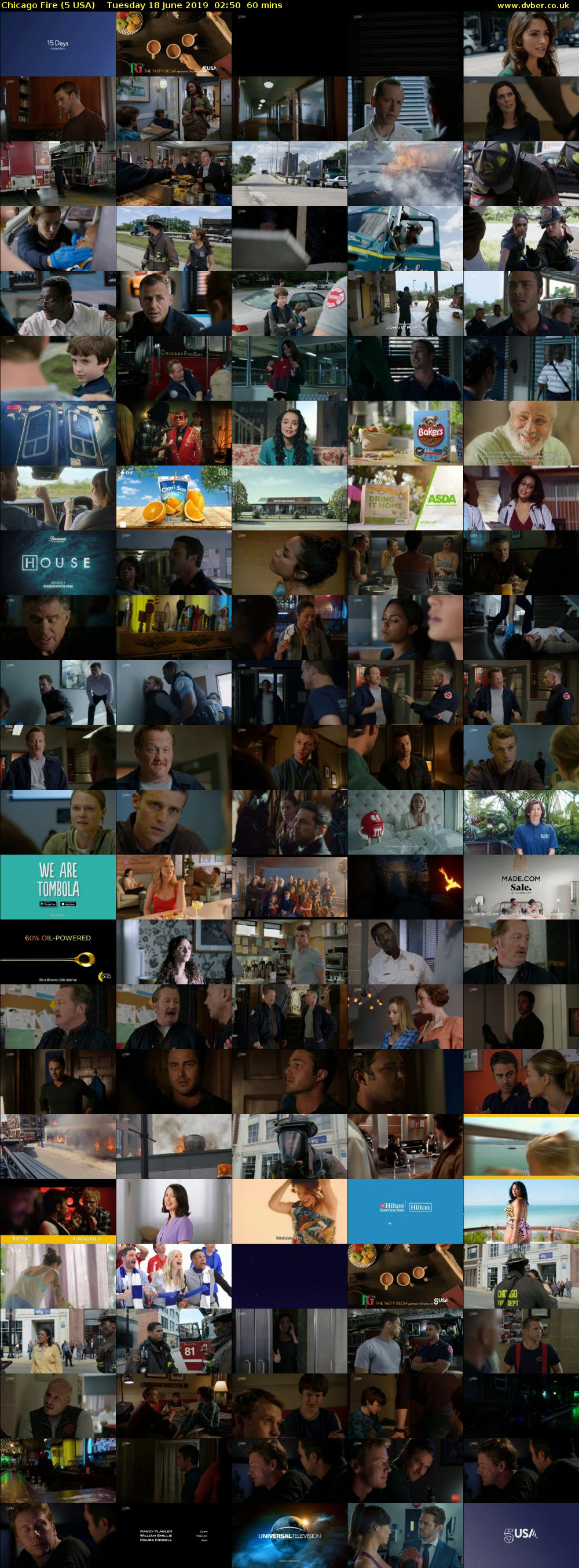 Chicago Fire (5 USA) Tuesday 18 June 2019 02:50 - 03:50