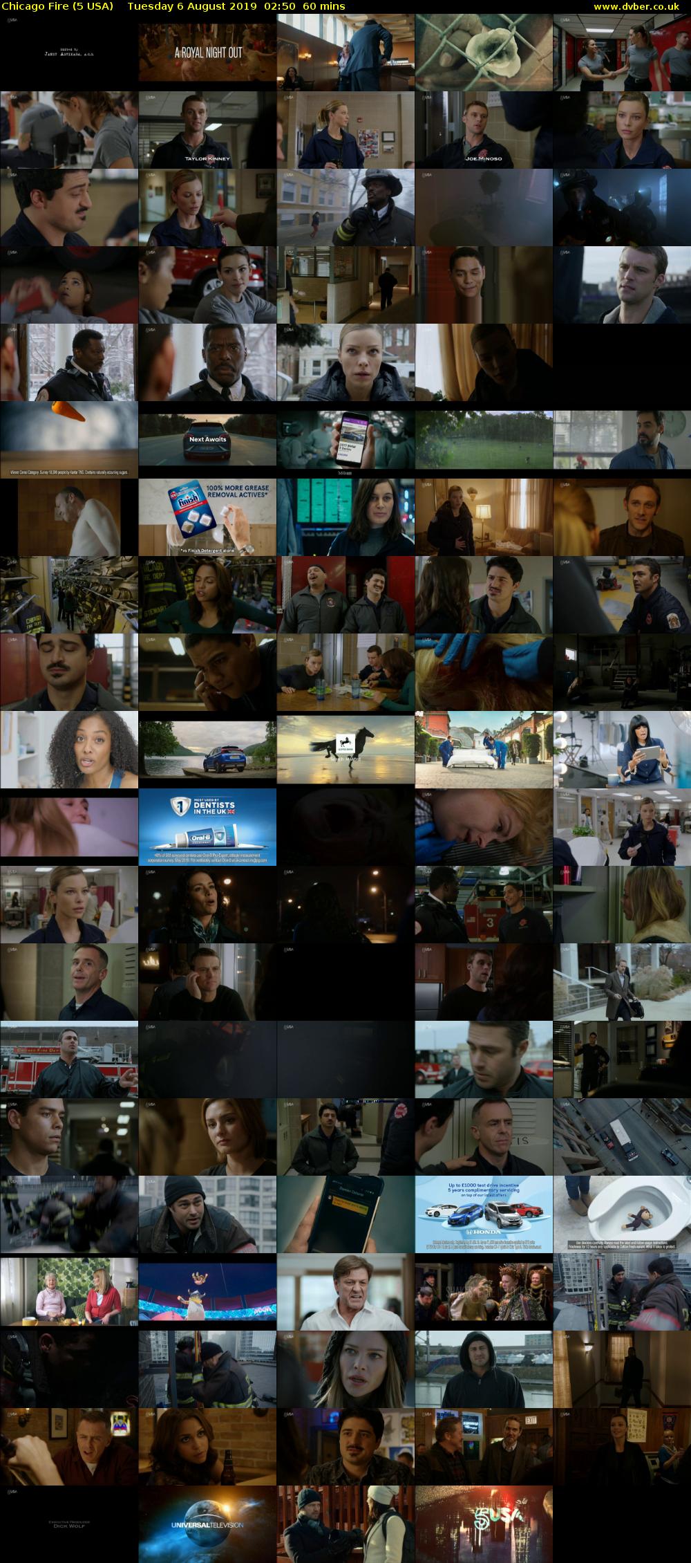 Chicago Fire (5 USA) Tuesday 6 August 2019 02:50 - 03:50