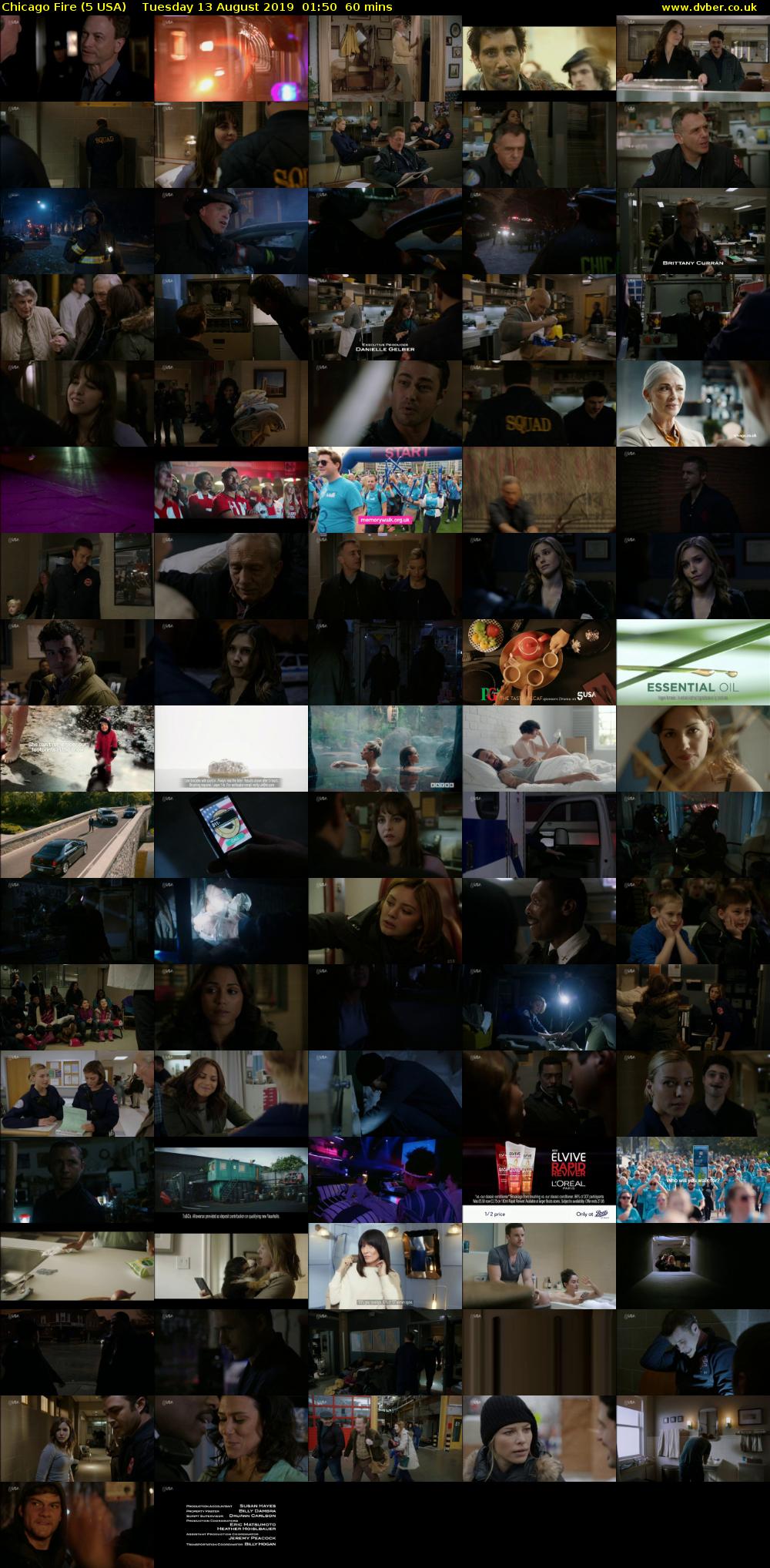 Chicago Fire (5 USA) Tuesday 13 August 2019 01:50 - 02:50