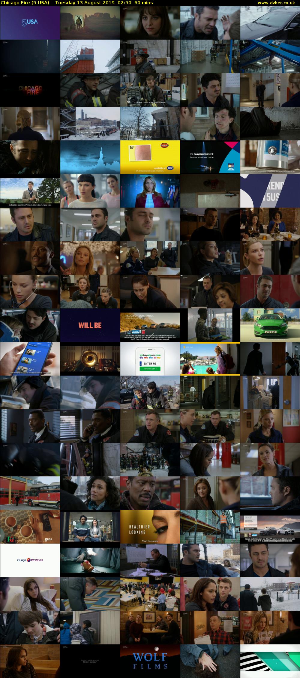 Chicago Fire (5 USA) Tuesday 13 August 2019 02:50 - 03:50