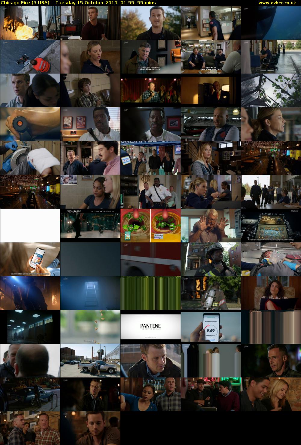 Chicago Fire (5 USA) Tuesday 15 October 2019 01:55 - 02:50