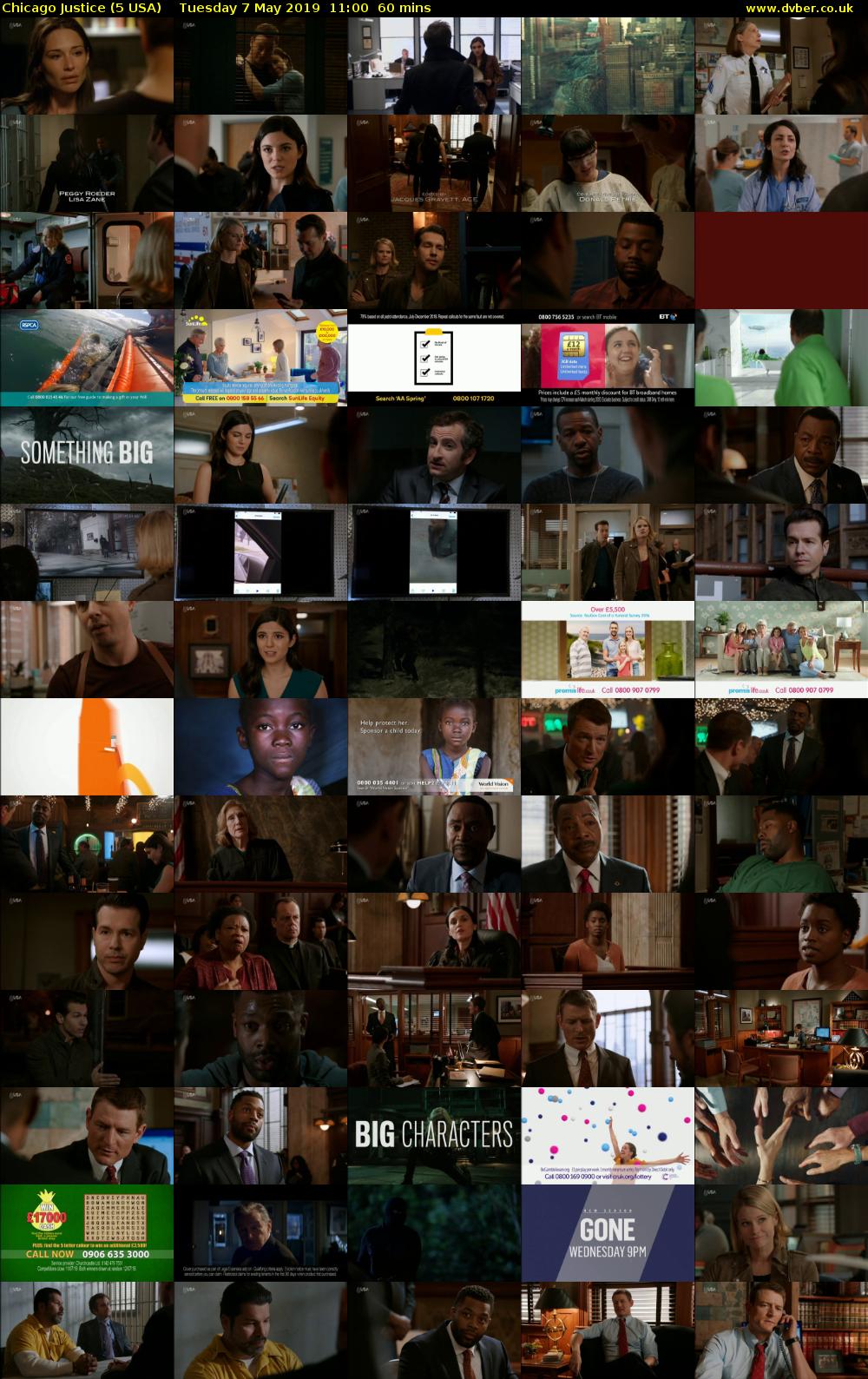 Chicago Justice (5 USA) Tuesday 7 May 2019 11:00 - 12:00