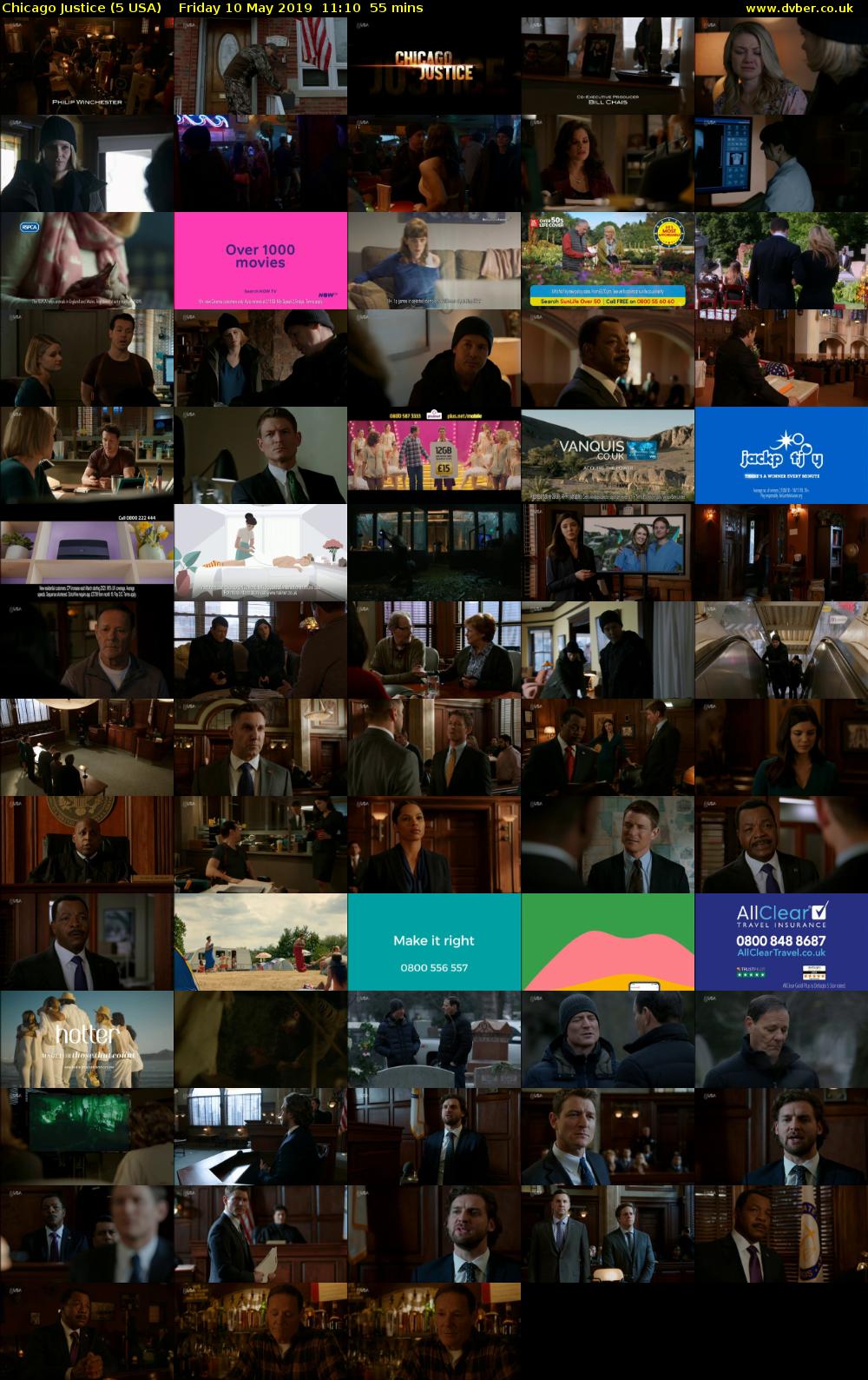 Chicago Justice (5 USA) Friday 10 May 2019 11:10 - 12:05