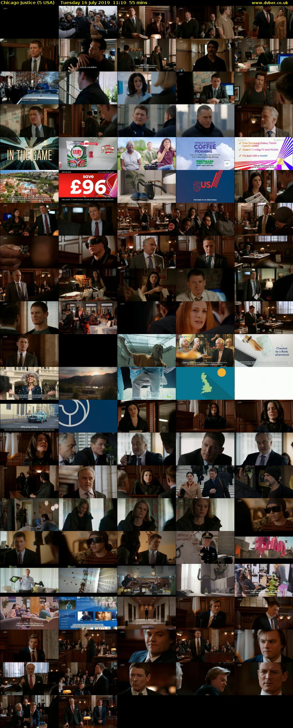 Chicago Justice (5 USA) Tuesday 16 July 2019 11:10 - 12:05