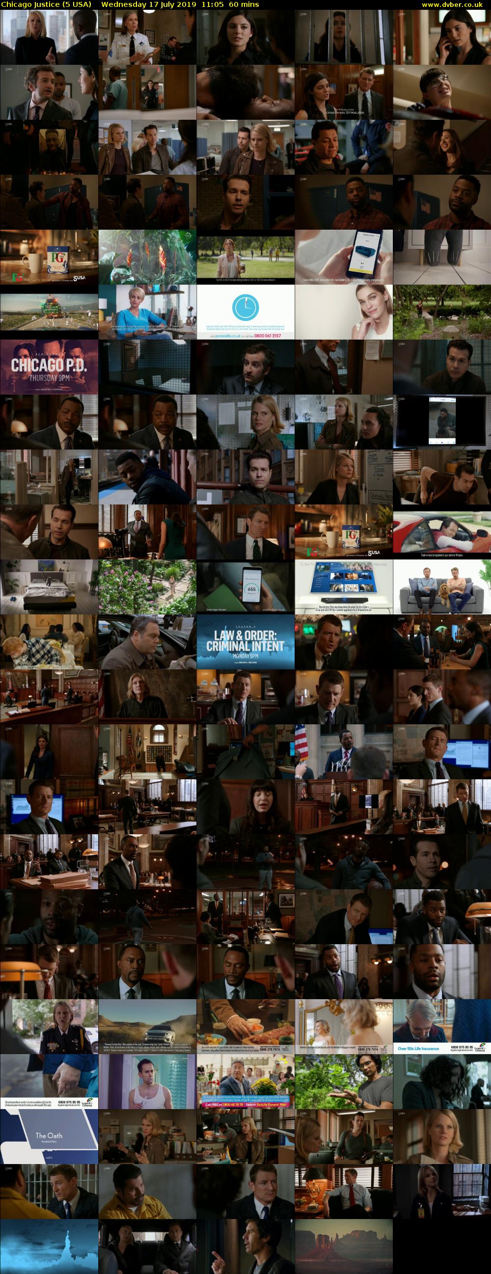 Chicago Justice (5 USA) Wednesday 17 July 2019 11:05 - 12:05
