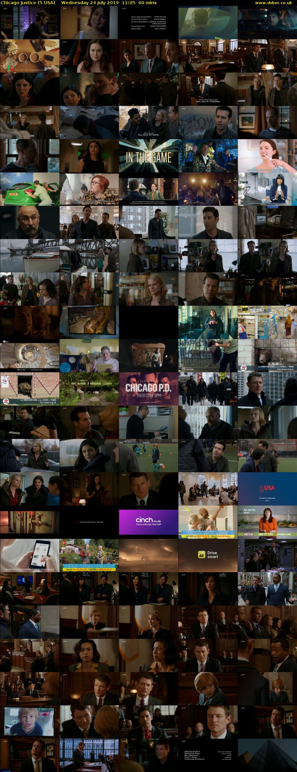 Chicago Justice (5 USA) Wednesday 24 July 2019 11:05 - 12:05