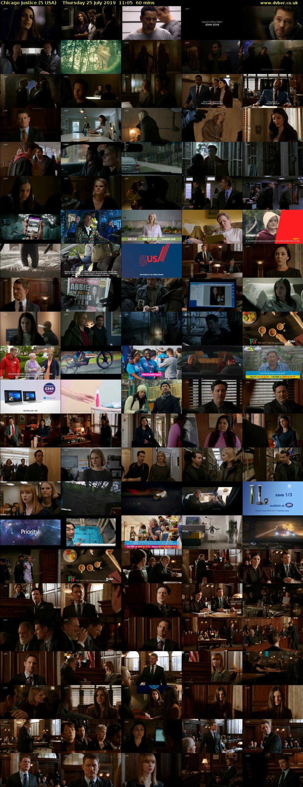 Chicago Justice (5 USA) Thursday 25 July 2019 11:05 - 12:05