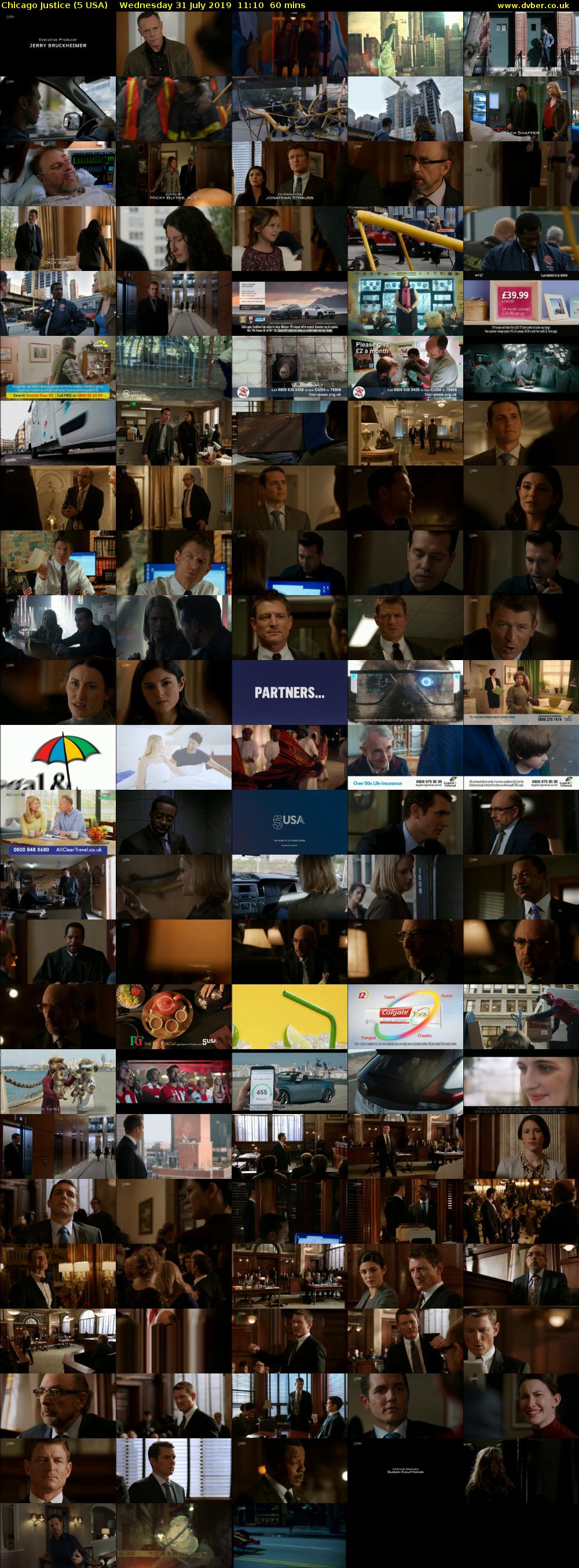 Chicago Justice (5 USA) Wednesday 31 July 2019 11:10 - 12:10