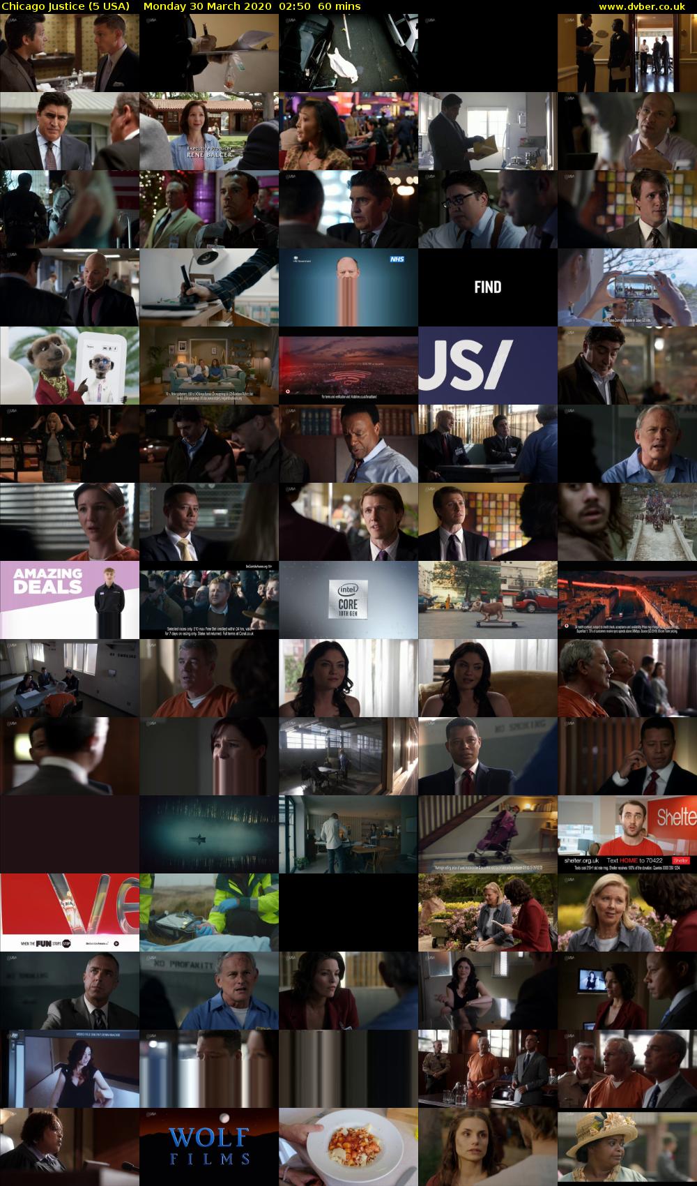 Chicago Justice (5 USA) Monday 30 March 2020 02:50 - 03:50