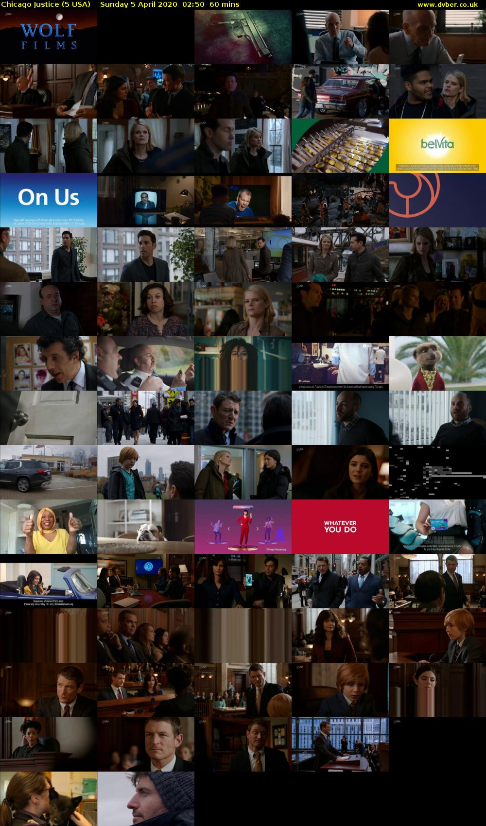 Chicago Justice (5 USA) Sunday 5 April 2020 02:50 - 03:50