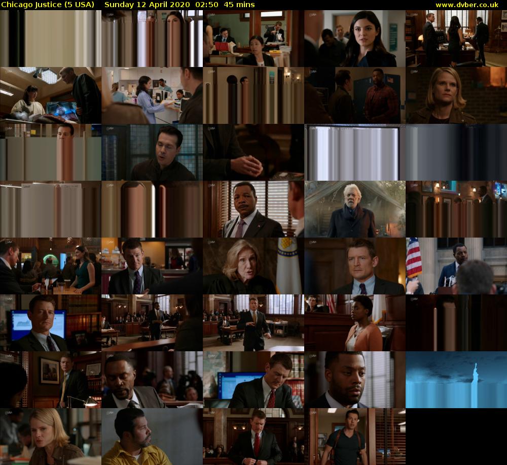 Chicago Justice (5 USA) Sunday 12 April 2020 02:50 - 03:35