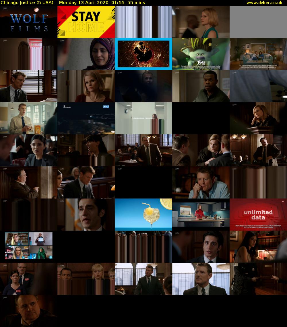 Chicago Justice (5 USA) Monday 13 April 2020 01:55 - 02:50