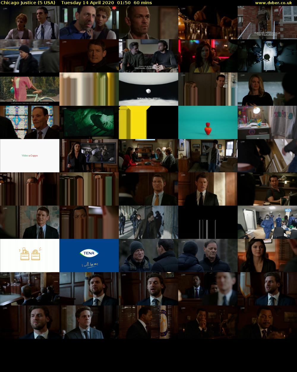 Chicago Justice (5 USA) Tuesday 14 April 2020 01:50 - 02:50