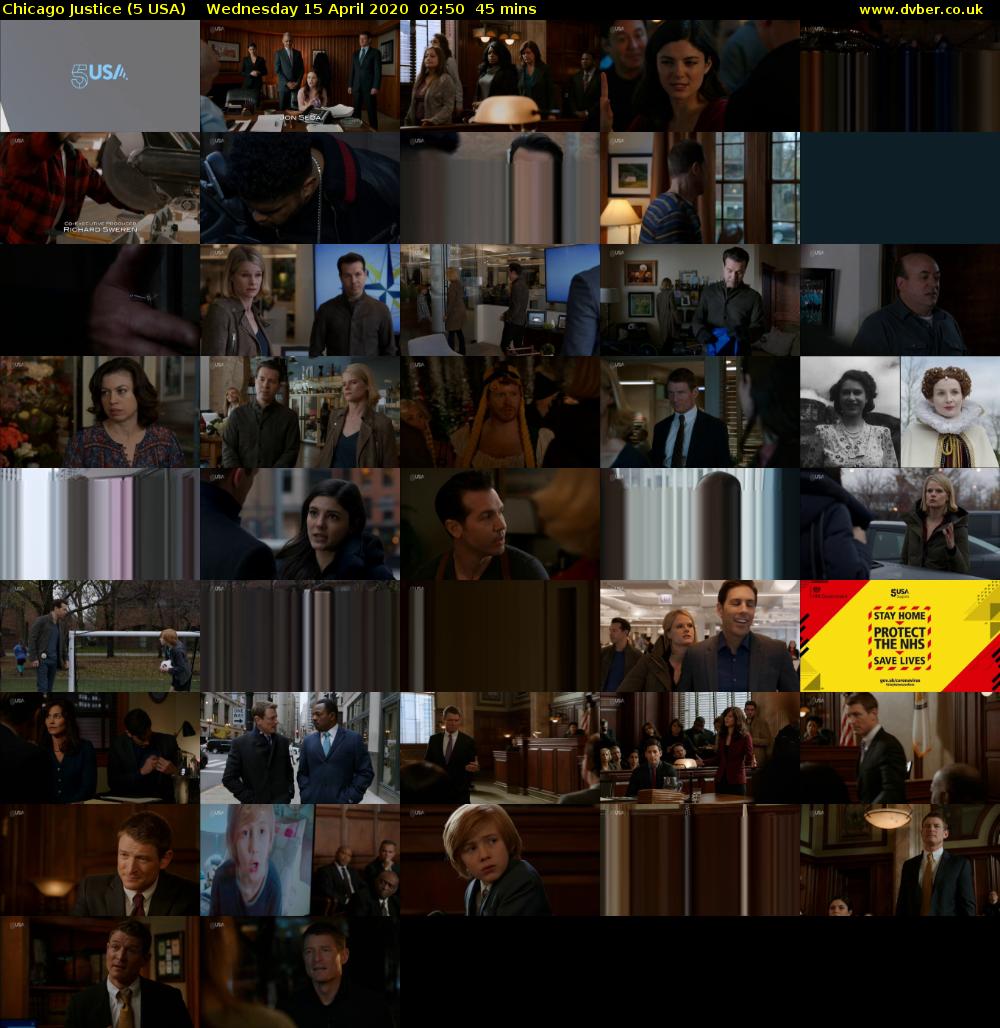 Chicago Justice (5 USA) Wednesday 15 April 2020 02:50 - 03:35