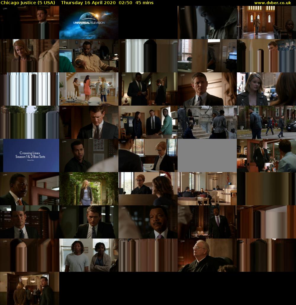 Chicago Justice (5 USA) Thursday 16 April 2020 02:50 - 03:35