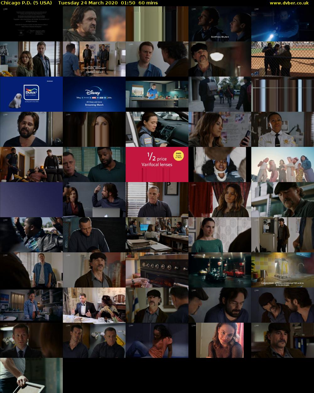 Chicago P.D. (5 USA) Tuesday 24 March 2020 01:50 - 02:50