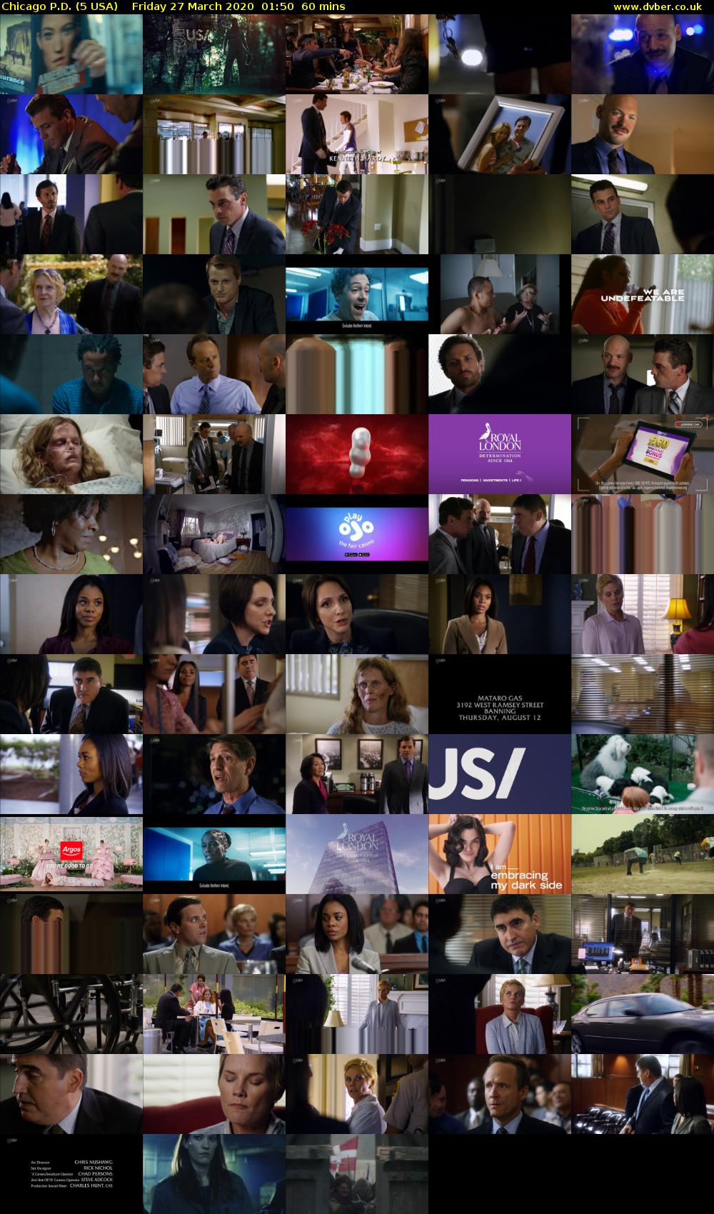 Chicago P.D. (5 USA) Friday 27 March 2020 01:50 - 02:50