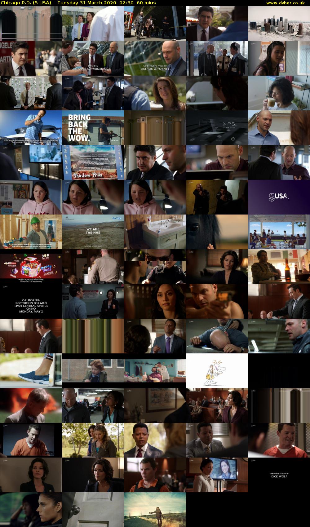Chicago P.D. (5 USA) Tuesday 31 March 2020 02:50 - 03:50