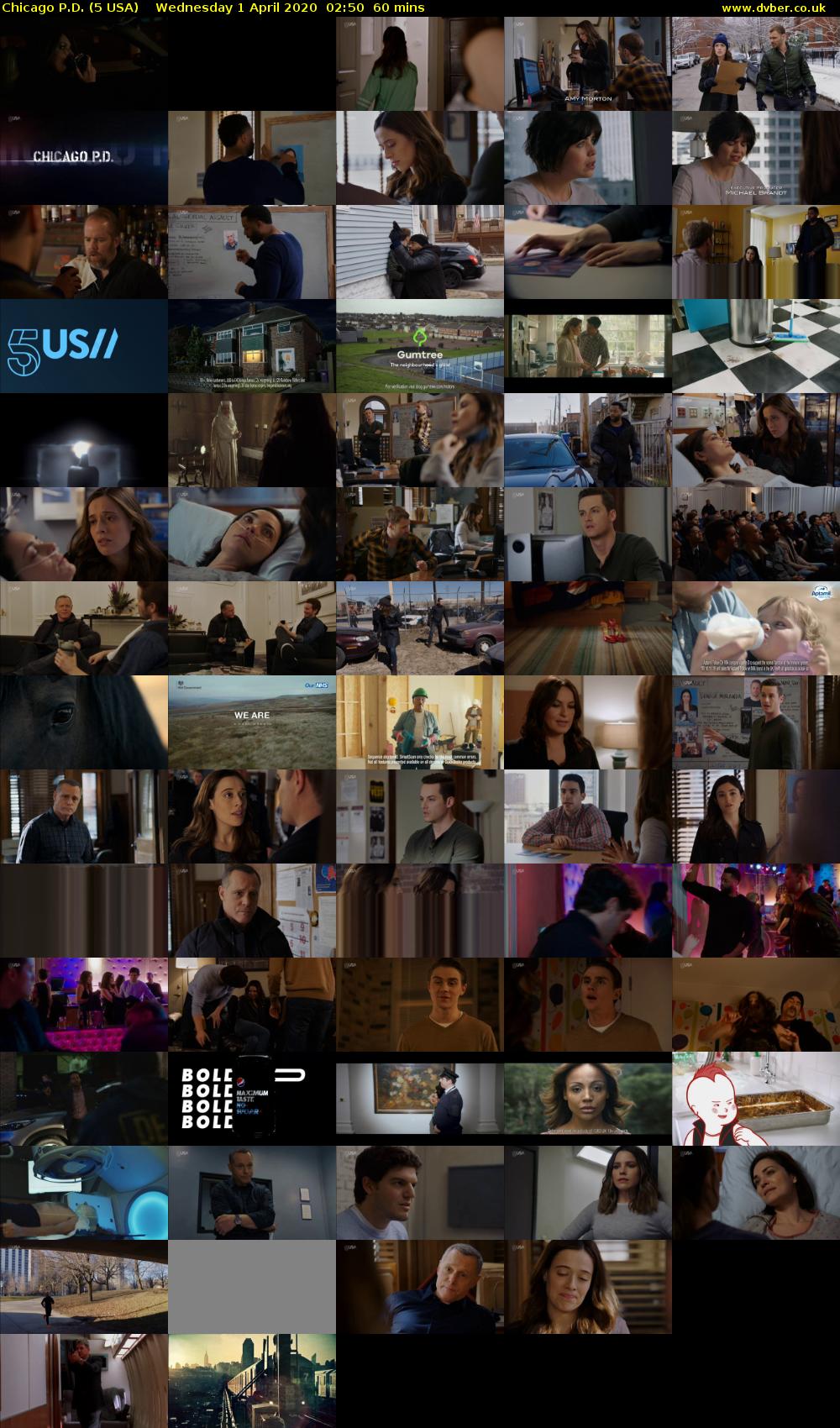 Chicago P.D. (5 USA) Wednesday 1 April 2020 02:50 - 03:50
