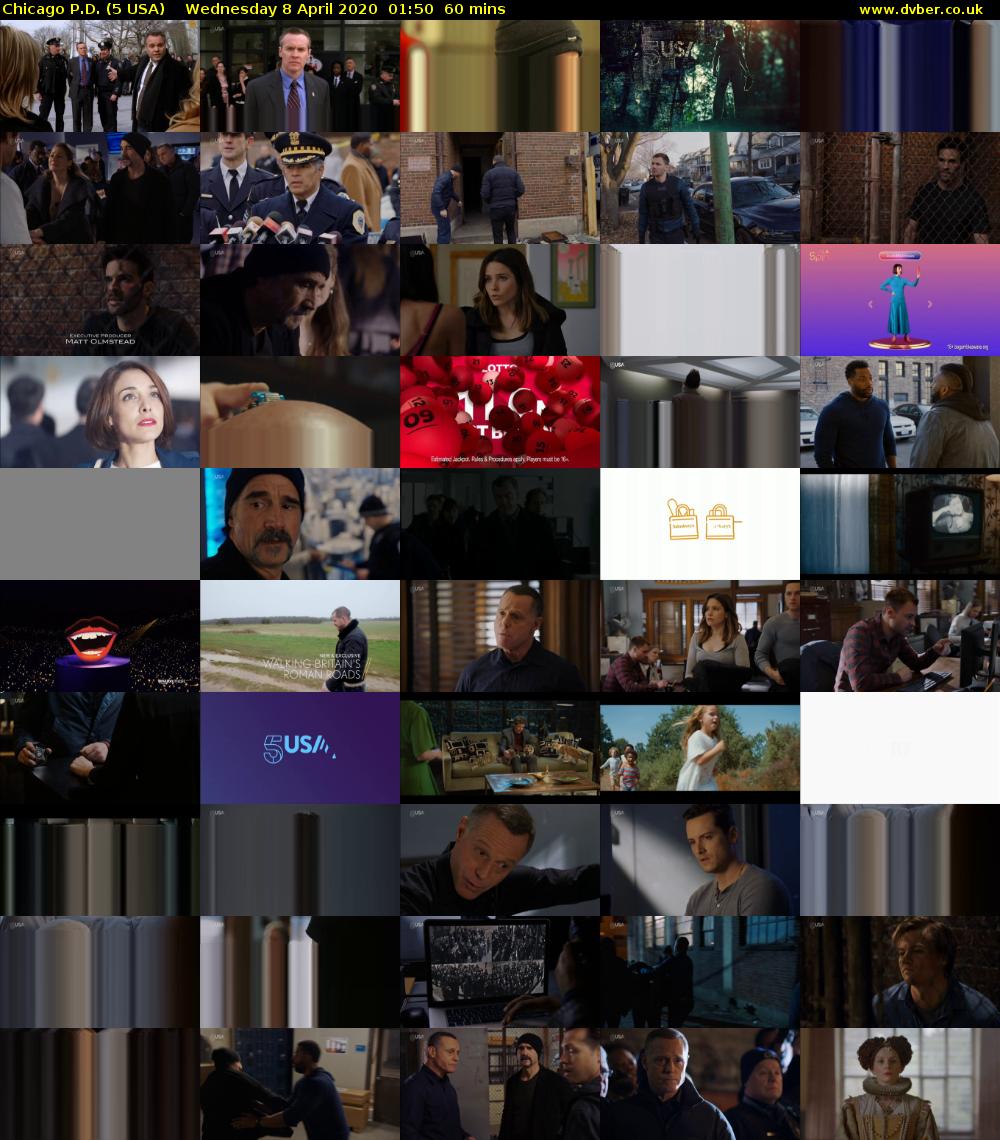 Chicago P.D. (5 USA) Wednesday 8 April 2020 01:50 - 02:50