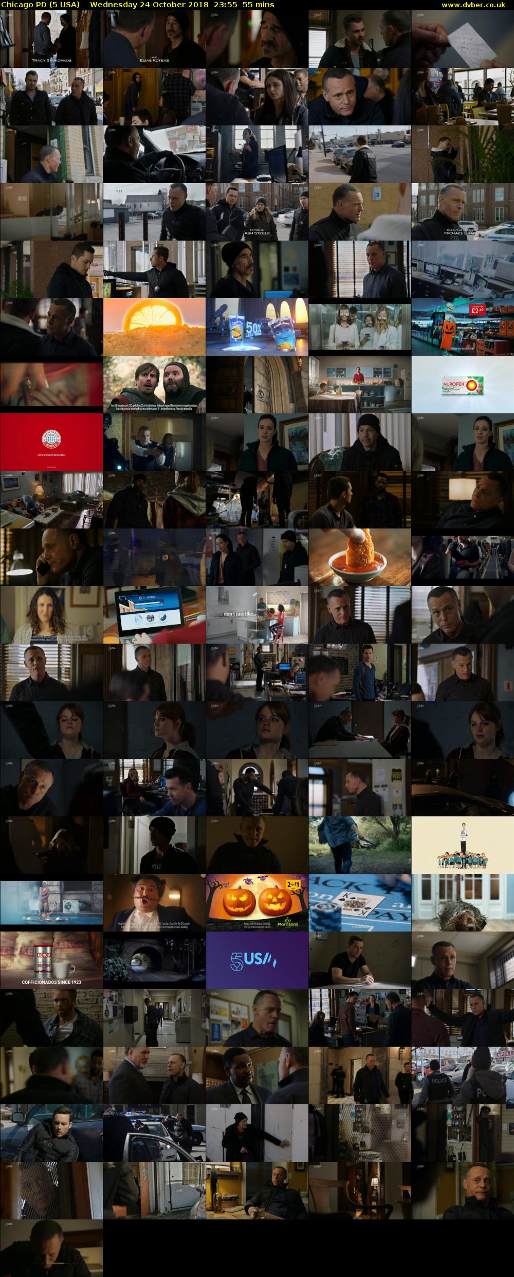 Chicago PD (5 USA) Wednesday 24 October 2018 23:55 - 00:50