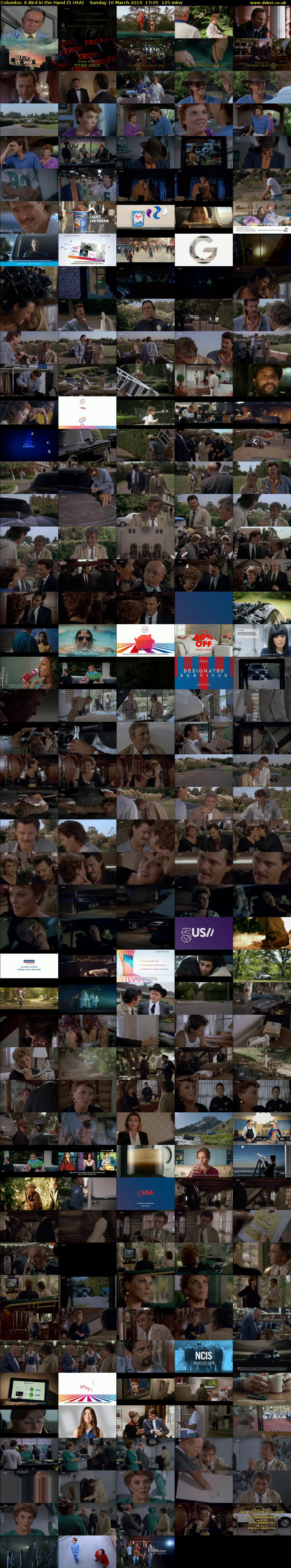 Columbo: A Bird in the Hand (5 USA) Sunday 10 March 2019 17:05 - 19:10