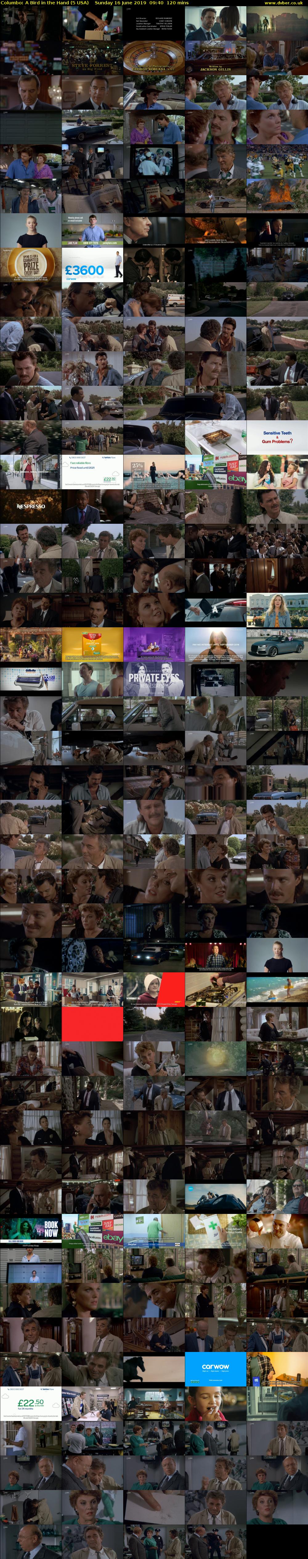 Columbo: A Bird in the Hand (5 USA) Sunday 16 June 2019 09:40 - 11:40