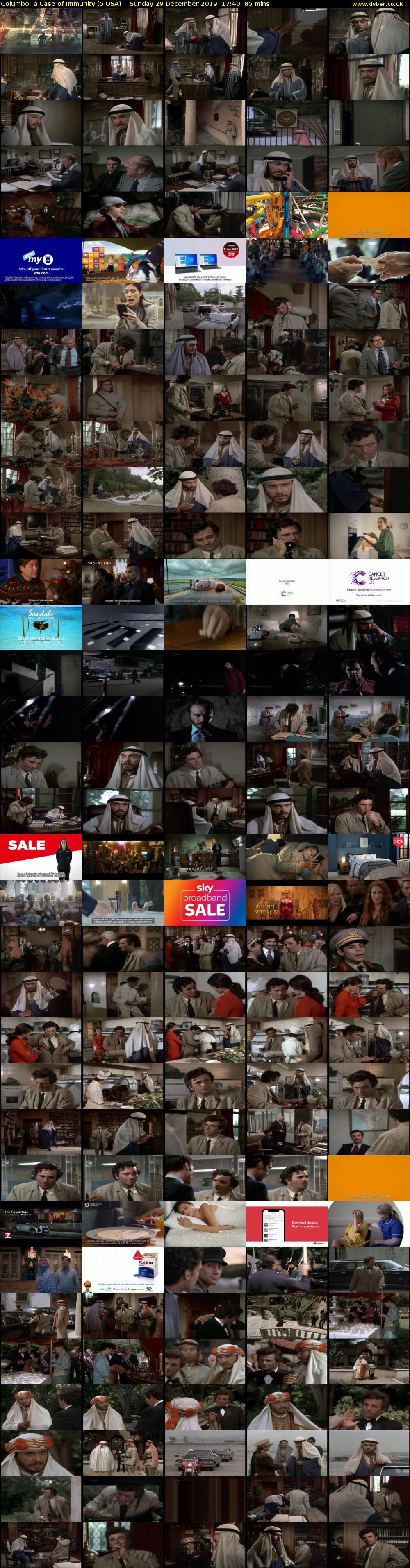Columbo: A Case of Immunity (5 USA) Sunday 29 December 2019 17:40 - 19:05