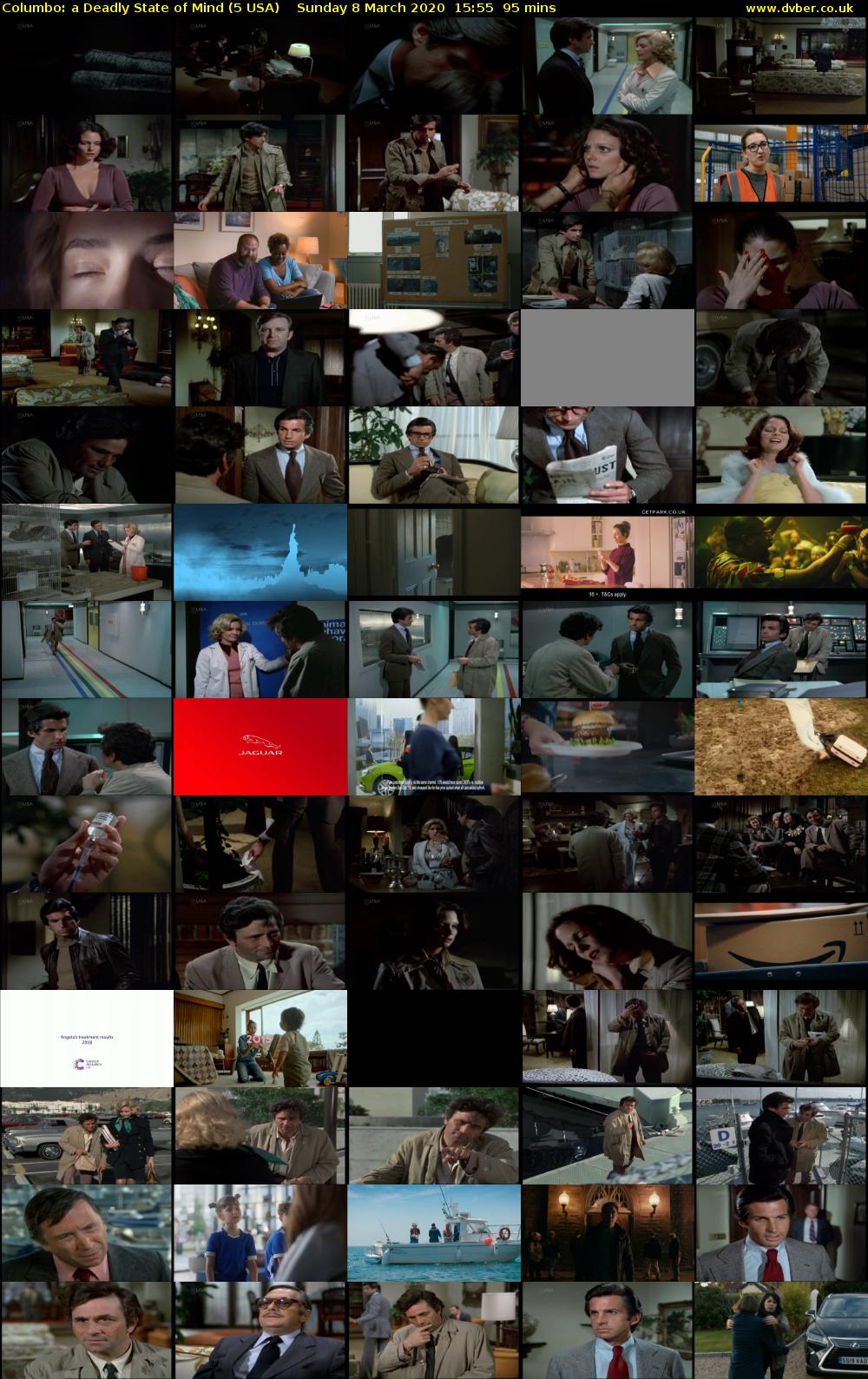 Columbo: A Deadly State of Mind (5 USA) Sunday 8 March 2020 15:55 - 17:30