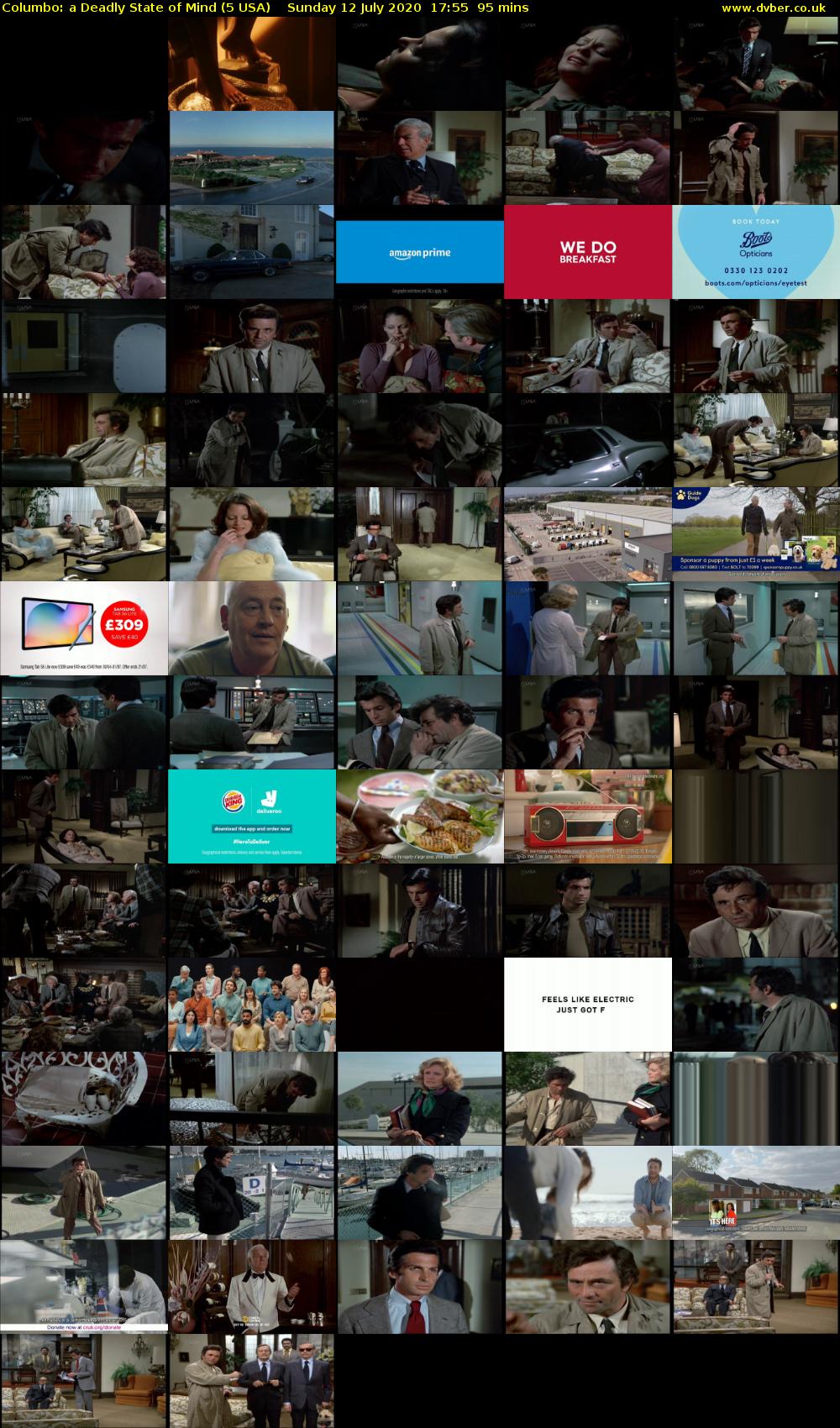 Columbo: A Deadly State of Mind (5 USA) Sunday 12 July 2020 17:55 - 19:30