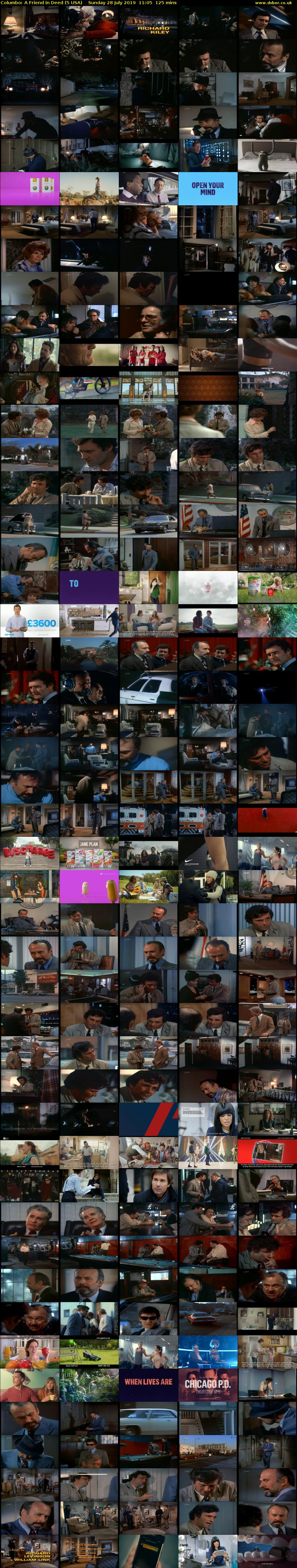 Columbo: A Friend in Deed (5 USA) Sunday 28 July 2019 11:05 - 13:10