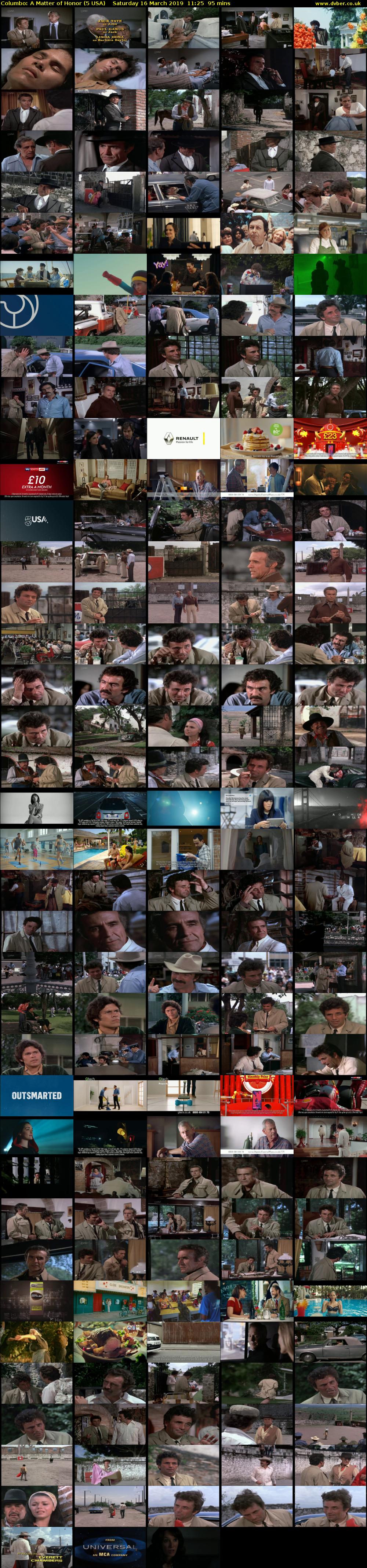 Columbo: A Matter of Honor (5 USA) Saturday 16 March 2019 11:25 - 13:00
