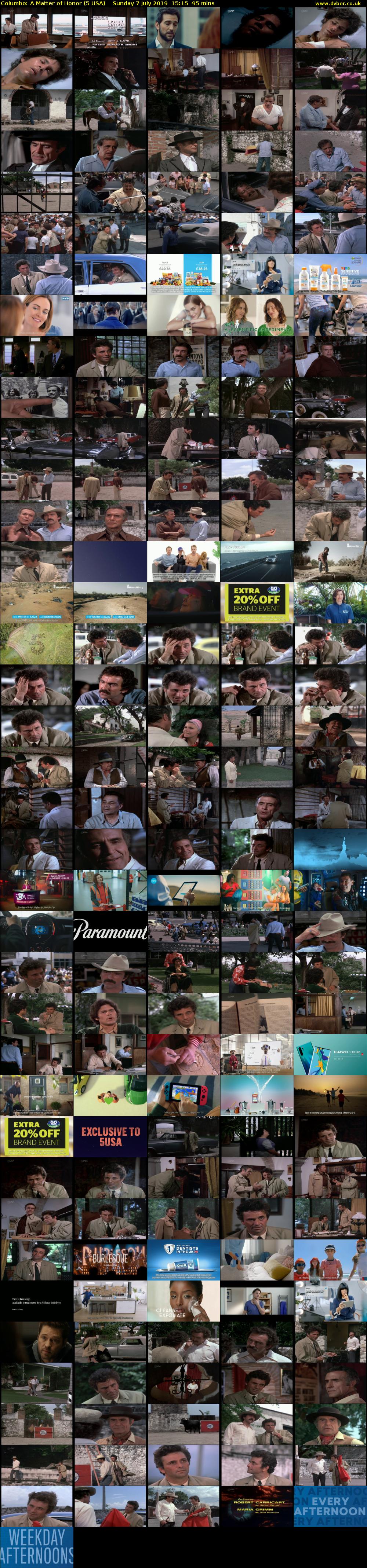 Columbo: A Matter of Honor (5 USA) Sunday 7 July 2019 15:15 - 16:50