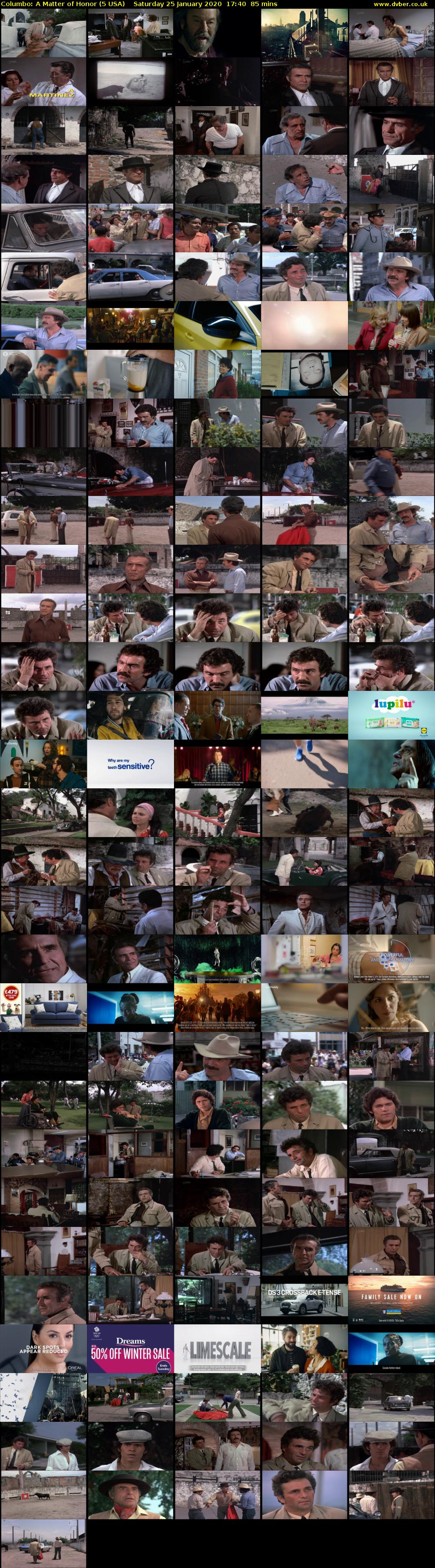 Columbo: A Matter of Honor (5 USA) Saturday 25 January 2020 17:40 - 19:05