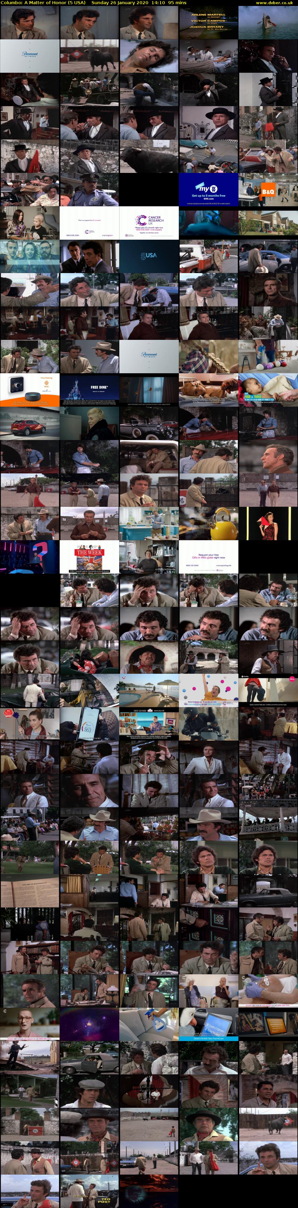 Columbo: A Matter of Honor (5 USA) Sunday 26 January 2020 14:10 - 15:45