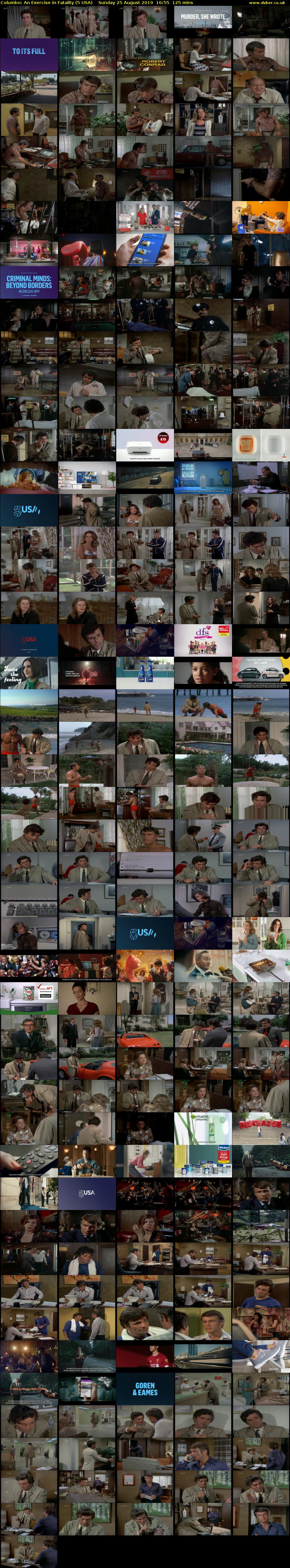 Columbo: An Exercise in Fatality (5 USA) Sunday 25 August 2019 16:55 - 19:00