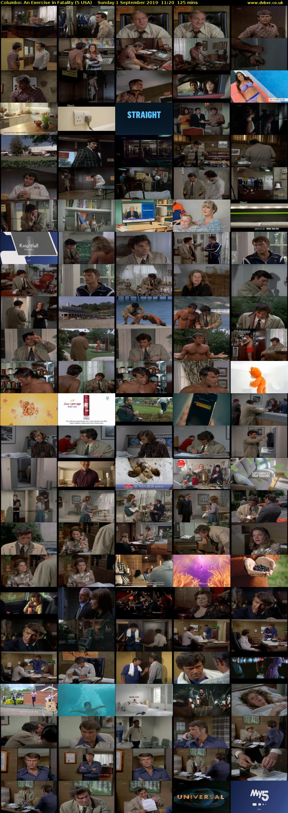 Columbo: An Exercise in Fatality (5 USA) Sunday 1 September 2019 11:20 - 13:25