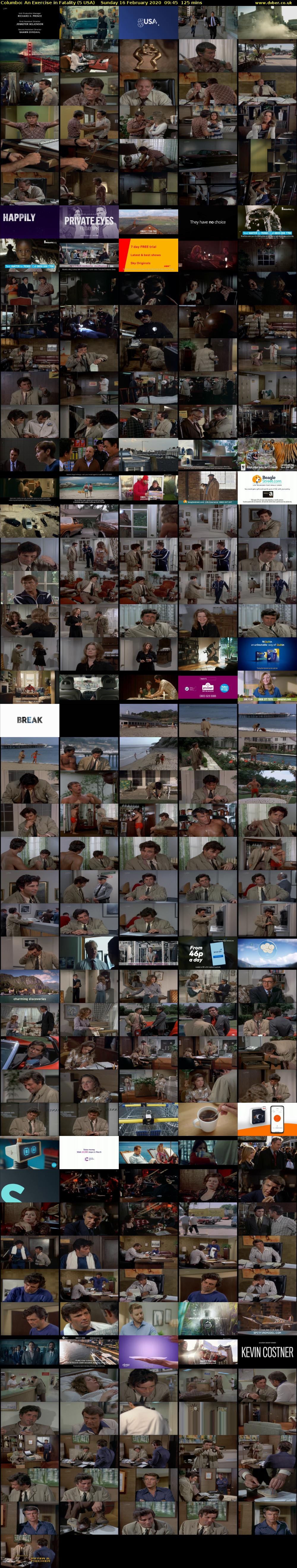 Columbo: An Exercise in Fatality (5 USA) Sunday 16 February 2020 09:45 - 11:50