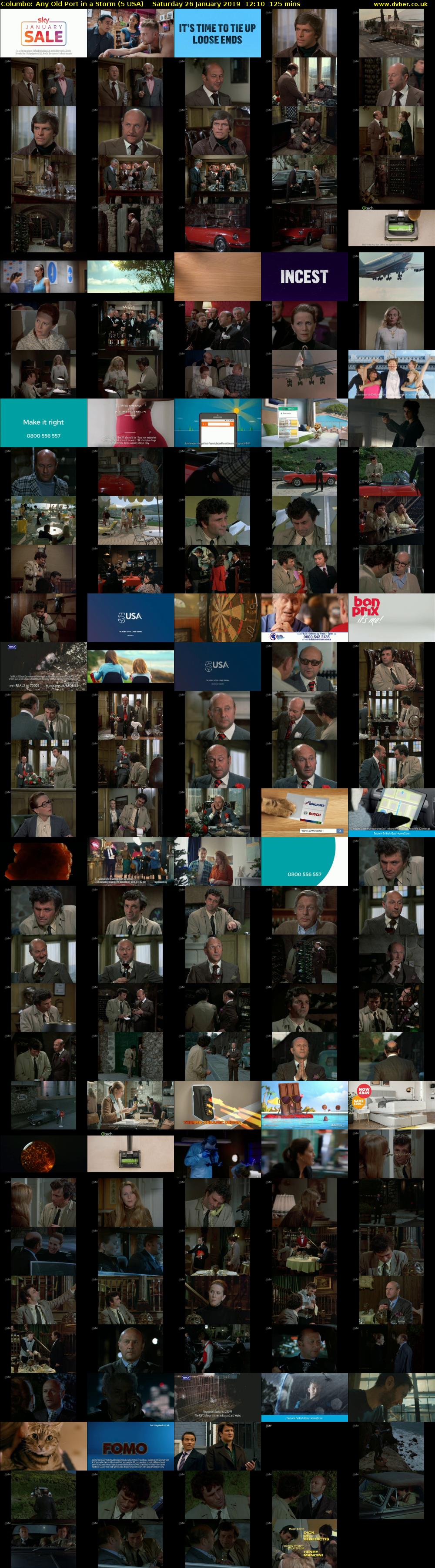 Columbo: Any Old Port in a Storm (5 USA) Saturday 26 January 2019 12:10 - 14:15