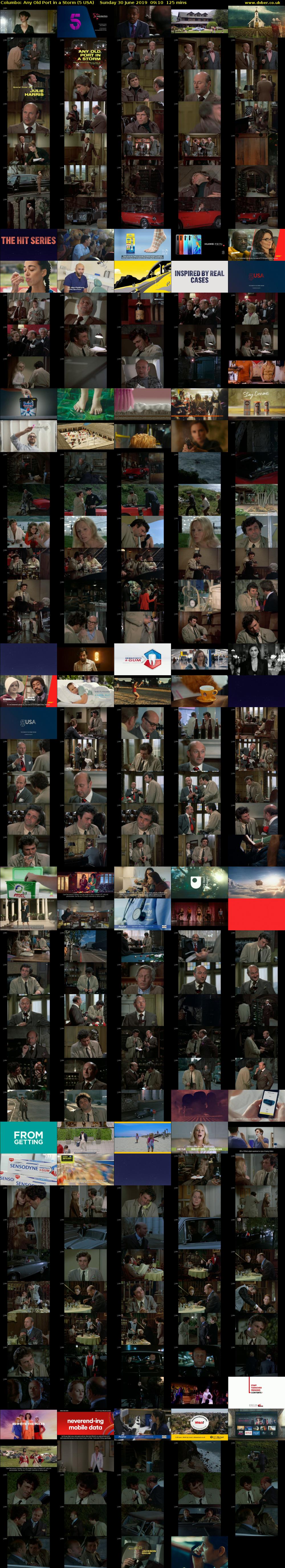 Columbo: Any Old Port in a Storm (5 USA) Sunday 30 June 2019 09:10 - 11:15