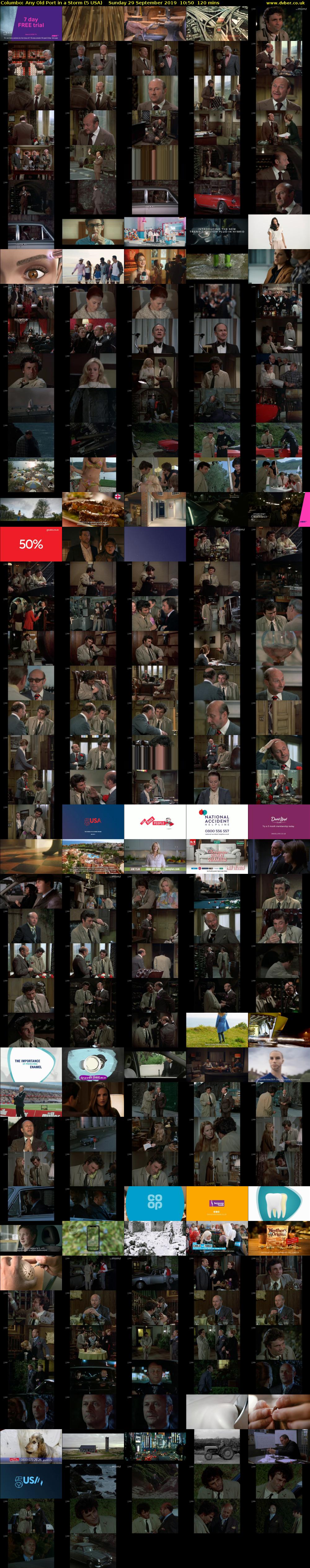 Columbo: Any Old Port in a Storm (5 USA) Sunday 29 September 2019 10:50 - 12:50