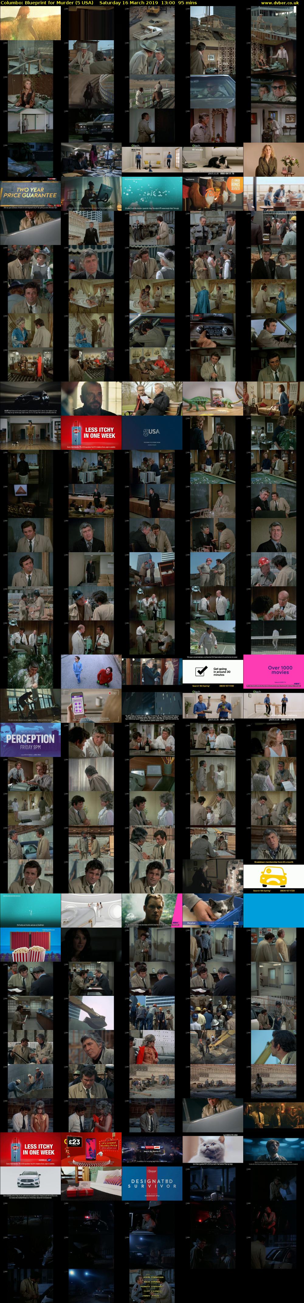 Columbo: Blueprint for Murder (5 USA) Saturday 16 March 2019 13:00 - 14:35