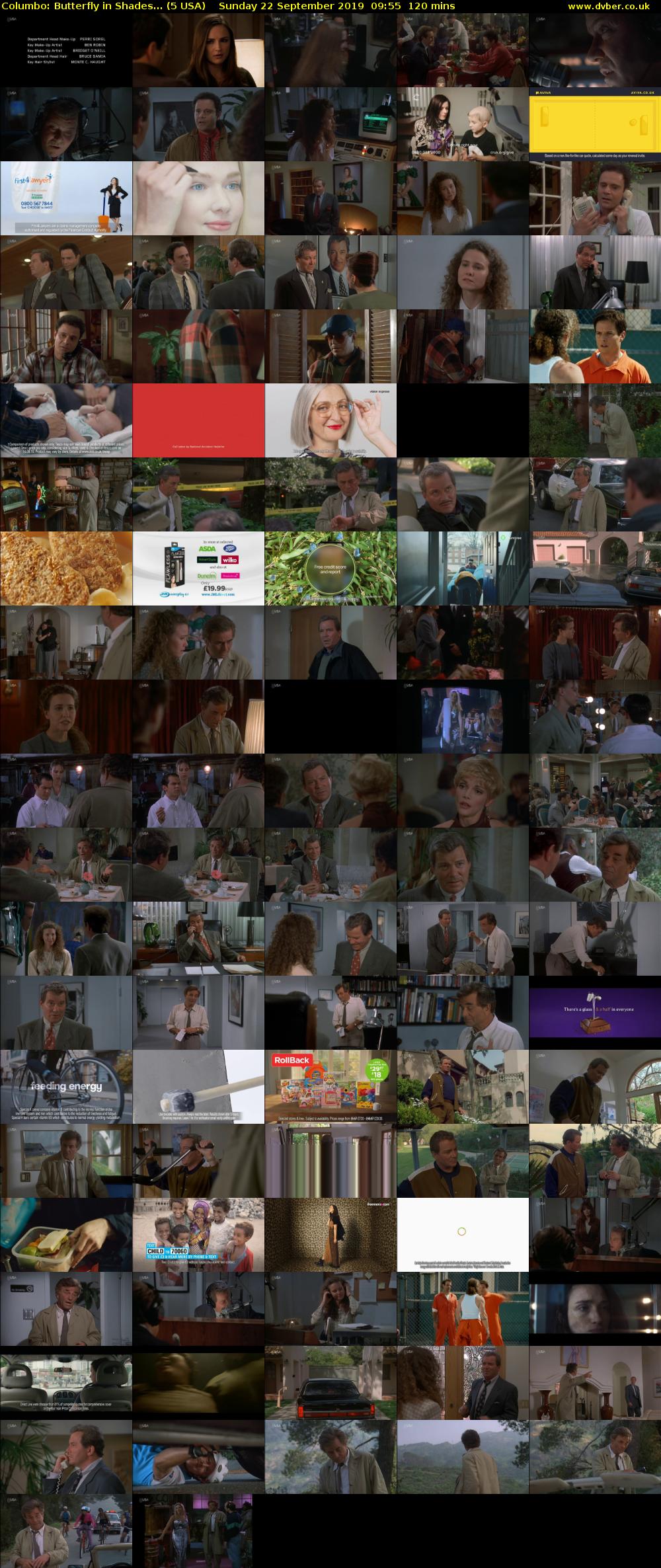 Columbo: Butterfly in Shades... (5 USA) Sunday 22 September 2019 09:55 - 11:55