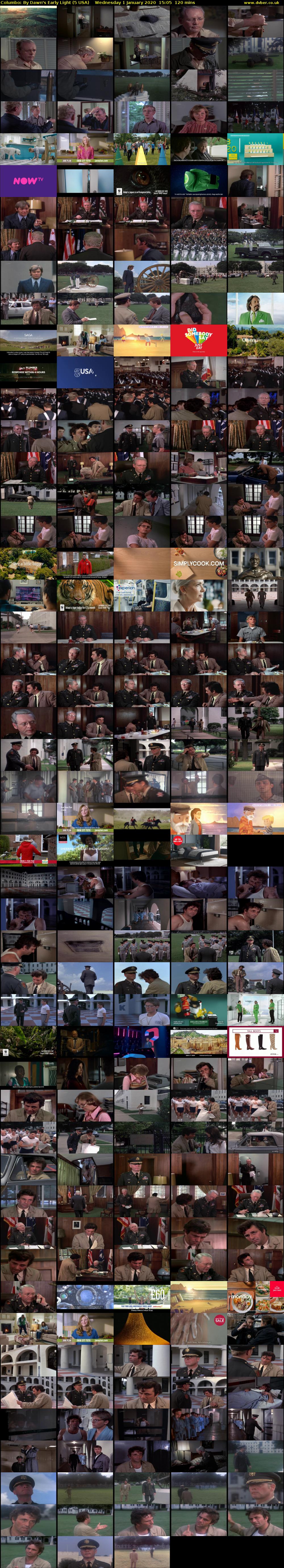 Columbo: By Dawn's Early Light (5 USA) Wednesday 1 January 2020 15:05 - 17:05