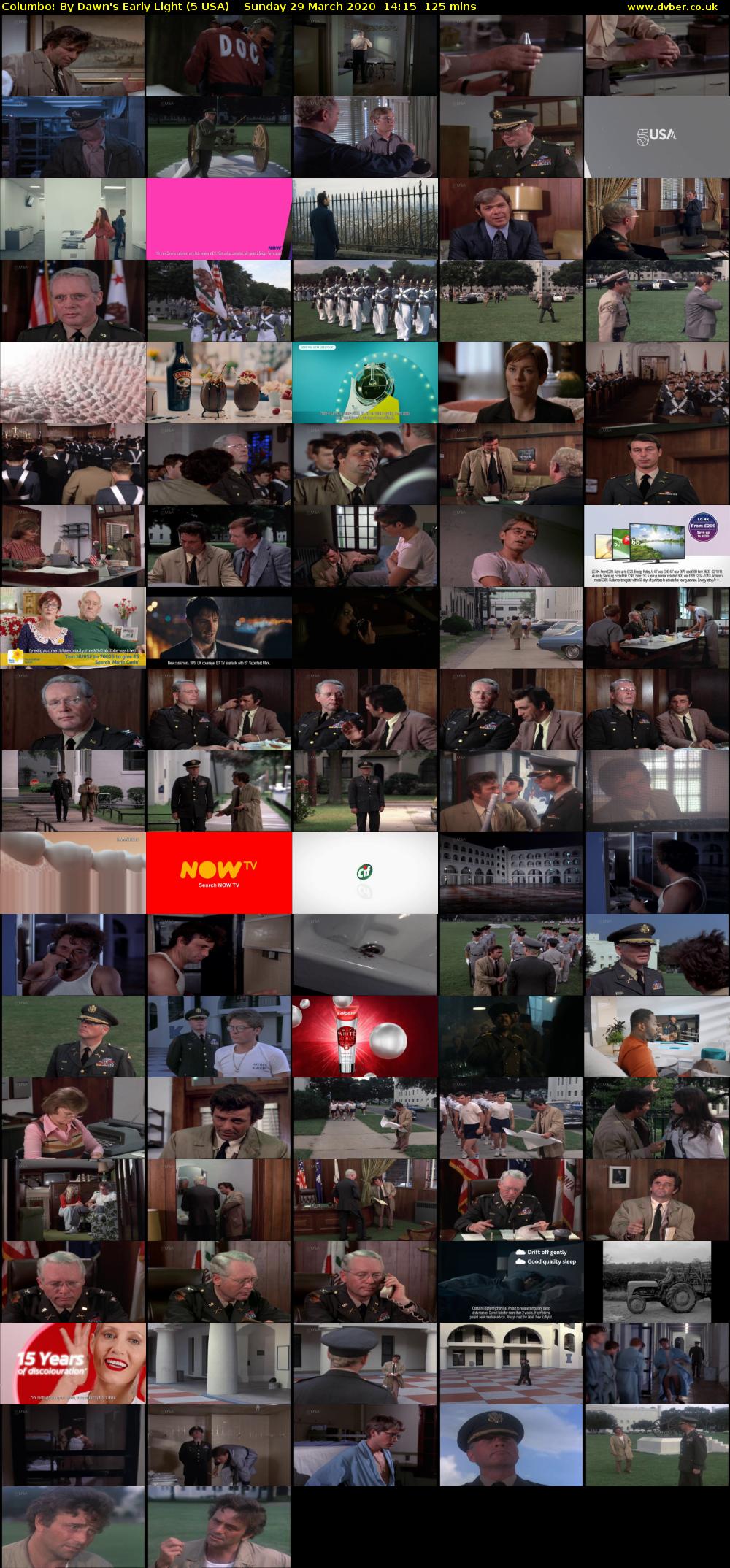 Columbo: By Dawn's Early Light (5 USA) Sunday 29 March 2020 14:15 - 16:20