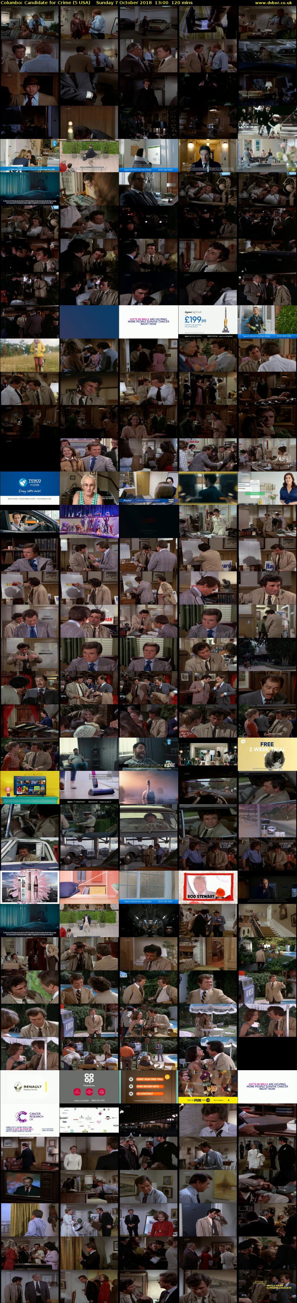 Columbo: Candidate for Crime (5 USA) Sunday 7 October 2018 13:00 - 15:00