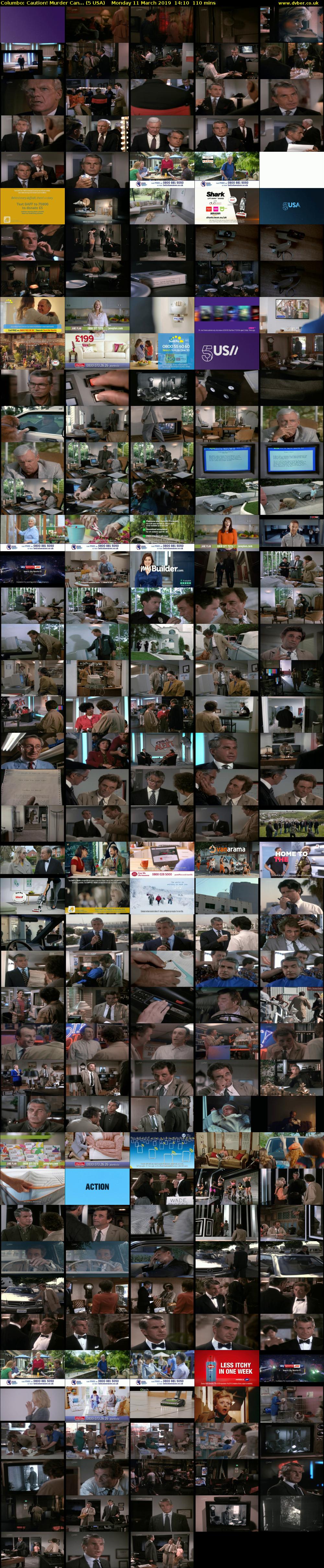 Columbo: Caution! Murder Can... (5 USA) Monday 11 March 2019 14:10 - 16:00