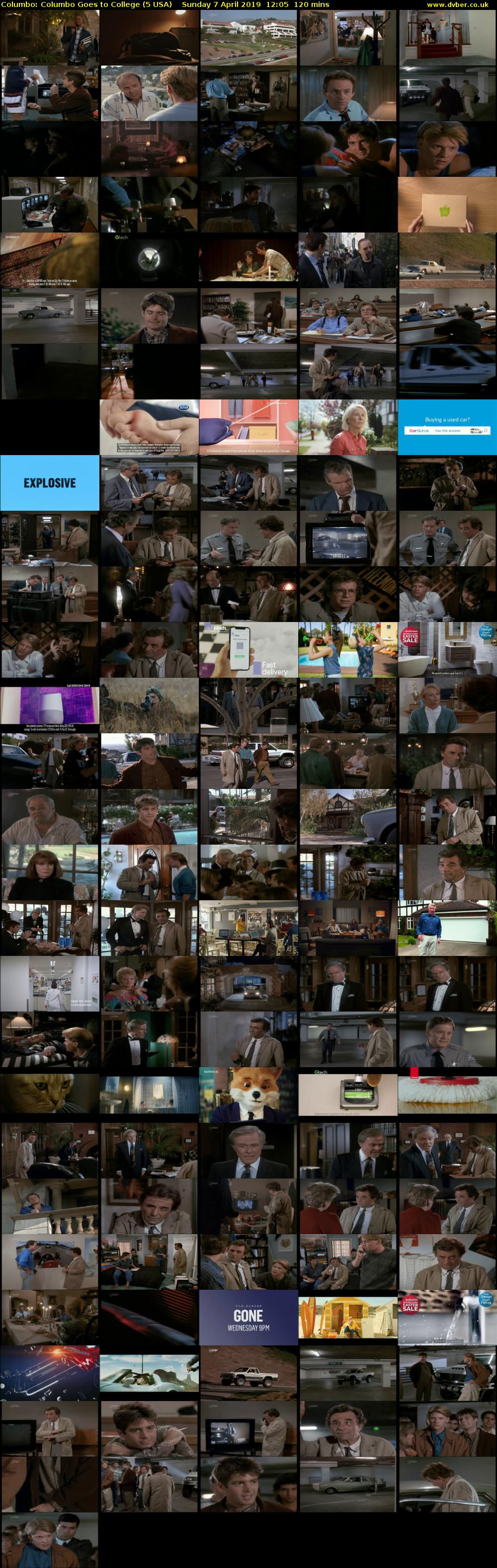 Columbo: Columbo Goes to College (5 USA) Sunday 7 April 2019 12:05 - 14:05