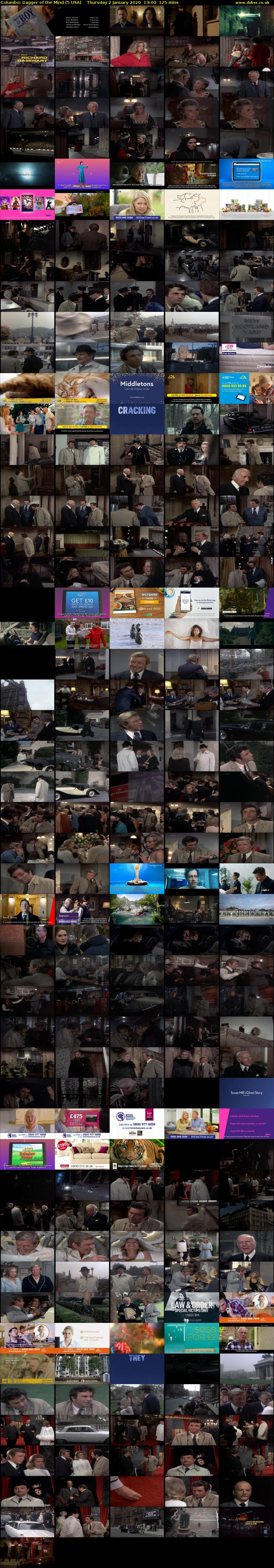 Columbo: Dagger of The Mind (5 USA) Thursday 2 January 2020 13:00 - 15:05
